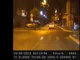 Serbian police intercept a mercedes