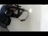 FSA sniper narrowly dodges bullet