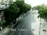 Gas Leak Causes Sidewalk Exposion In Rio De Janeiro
