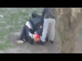 Thugs Attack A Defenceless Man On The Ground