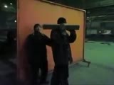 Russian imitating a Syrian fighter