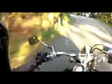 Head on motorcycle crash