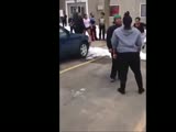 Parking lot bitches brawl
