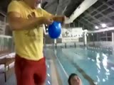 Easiest way to put on swimming cap