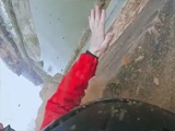 Basejumping Ends In A Guy Losing His Nuts