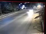 Idiot Driver Drifts Straight Into Truck