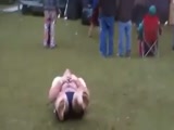 Guy Having An Acid Trip At A Music Festival