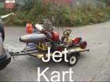 Homemade jet cart