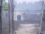Amazing attack on a bus carrying soldiers by FSA rats.