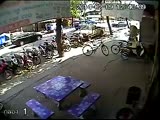 Thai Guy Parks His Bike - Park 2