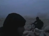 An incoming round kills FSA rats hiding in a trench.