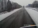 Near Death Truck Crash In Russia!