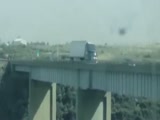 Wind Blows Over Truck!