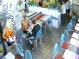 Woman crashes into Taco Bell.