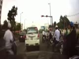 Moped Thief Gets It In The Rear!