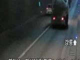 Horrible Accident Caught On CCTV In A Tunnel/China.