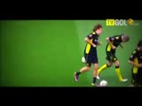 German Soccer Player gets shot straight at his Centre (Kevin GroÃŸkreutz)