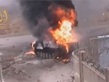 BMP Explodes Burning All The Crew Inside To Death