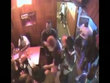 A bouncer fights of a gunman with incredibly speed