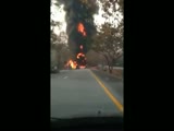 Oil Tanker Overturns And Explodes - Aftermath