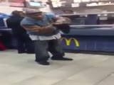 Guy Flips out in Mcdonalds