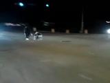 Ambulance shows up to get a drugged up girl in the road watch what happens next.