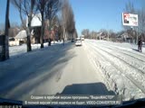 Ukrainian guy near miss with tram