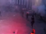 rioters vs. police