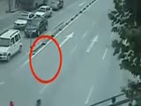 Female On A Scooter Gets Run Over In China!