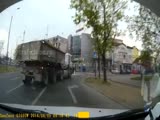 Two Motorcyclist Almost Flattened Like A Pan Cake!