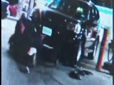 Woman is beaten and tazed by a mad police officer.