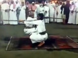 Arab Gets His Ass Shot Out Performing Some Bizarre Dance