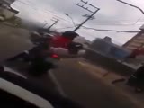 Drunk Guy On A Motorbike