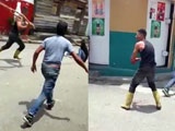 Guy Nearly Loses His Arm In Machete Fight