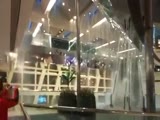 Hong Kong Mall Hammered By Hailstones =Waterfall