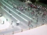 Crazy Driver Tries To Mow Down An Entire Crowd