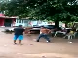A Drunken Brazilian Street Fight