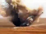 An Armoured Vehicle Is Completely Annhilated By An IED