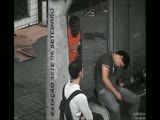 Never Fall Asleep At A Brazilian Bus Stop