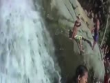 Cliff dive goes wrong.