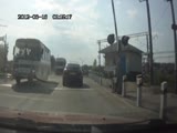 Two Guys Discover Rail Lines Are Not Moped Friendly