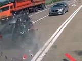 Shocking Accident Kills Two Ping Ponged Between Two Trucks