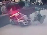 Cop Takes Down Fleeing Robbers In Spectacular Fashion