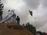 Freestyle Motocross Rider Snaps His Neck Doing A Backflip