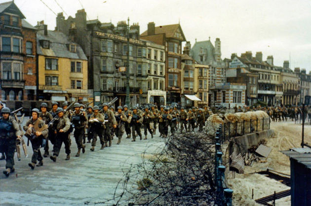 Past vs Present - Normandy D-Day Landing Sites