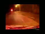 Police car causes accident