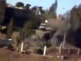 Fleeing Vehicle Is Taken Out By An ATGM On A Hill