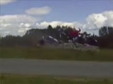 Rally Car Crash Almost Takes Out The Crowd