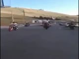 Girl Falls Off A Motorcycle And Goes Into Convulsions!