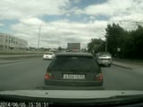 Road Running Granny Gets Caught By A Wily Driver